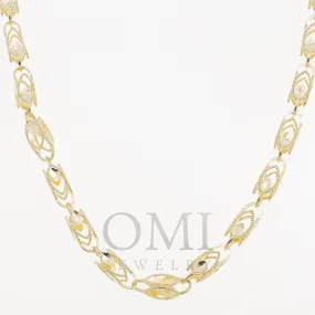 14K GOLD 6.31MM TURKISH LINK CHAIN