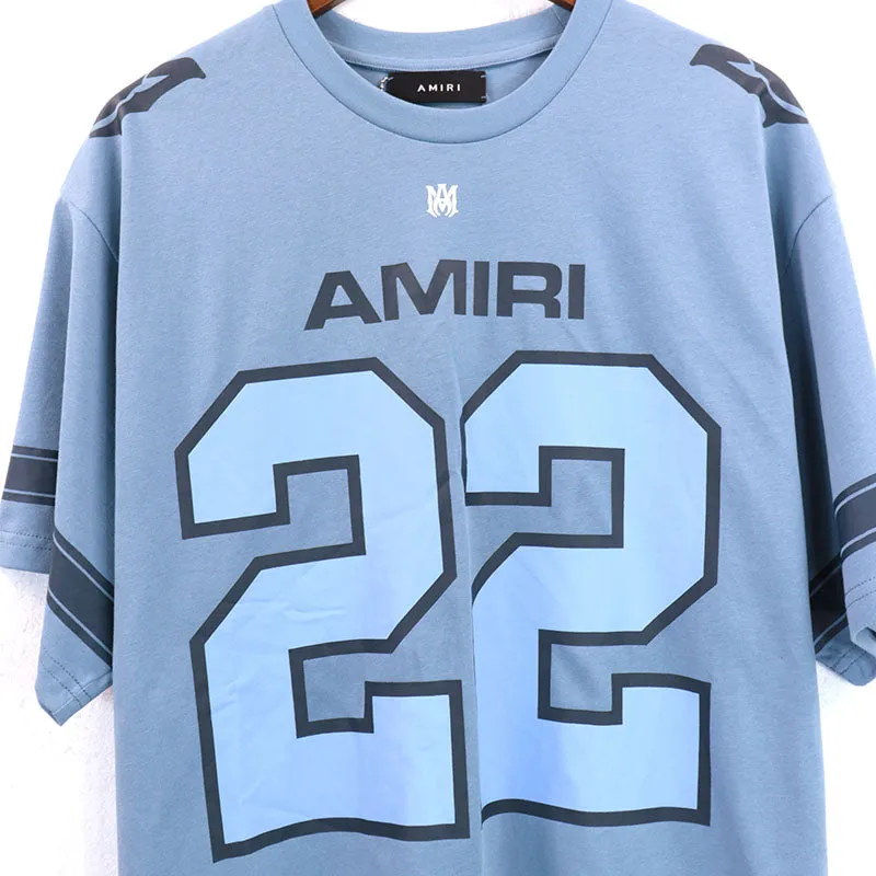 AMIRI  22 SKATER TEE - BLUE