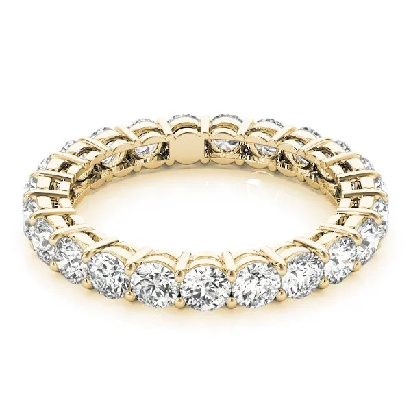 AMOUR 2.5 Carat Diamond Eternity Band in 14K/ 18K/ Platinum GIA Graded 10 pointer G Color SI1 Clarity By Mike Nekta SIZE 6