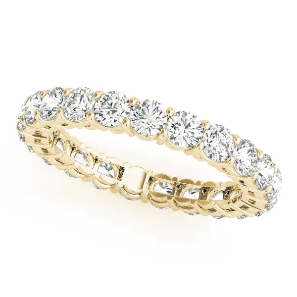 AMOUR 2.5 Carat Diamond Eternity Band in 14K/ 18K/ Platinum GIA Graded 10 pointer G Color SI1 Clarity By Mike Nekta SIZE 6