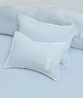 Baby Pillow Covers - Blue Rabbit Theme