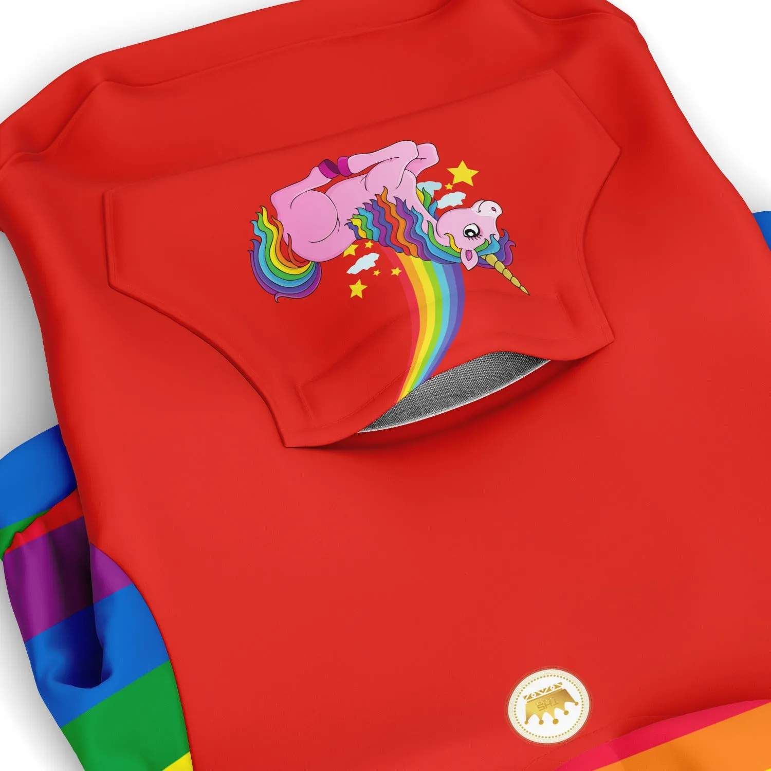 Be Unicorn Zip-Front Dog Jacket