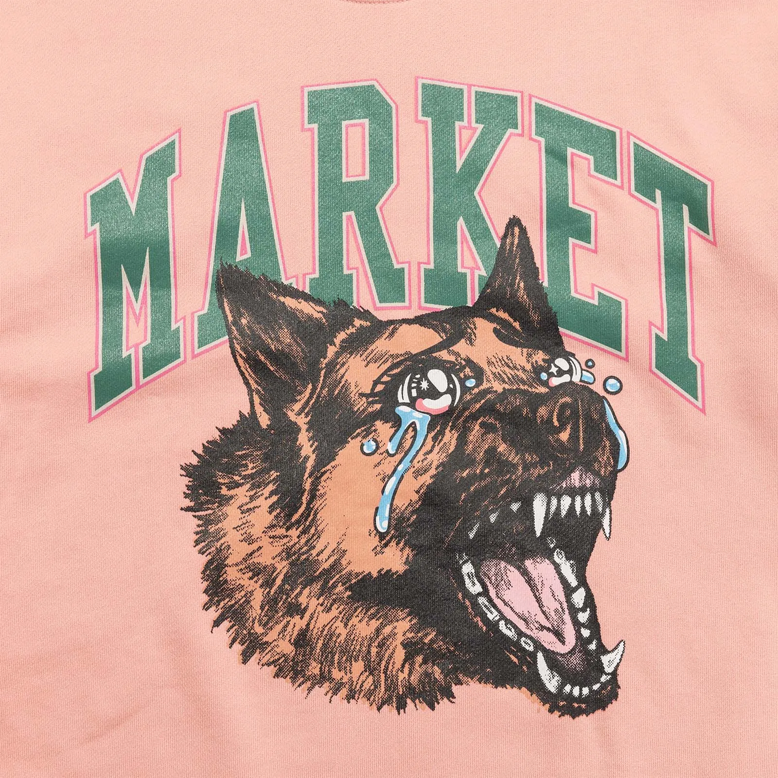 Beware Crying Crew Sweatshirt - Blush