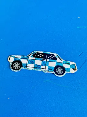 Blue BMW Sticker