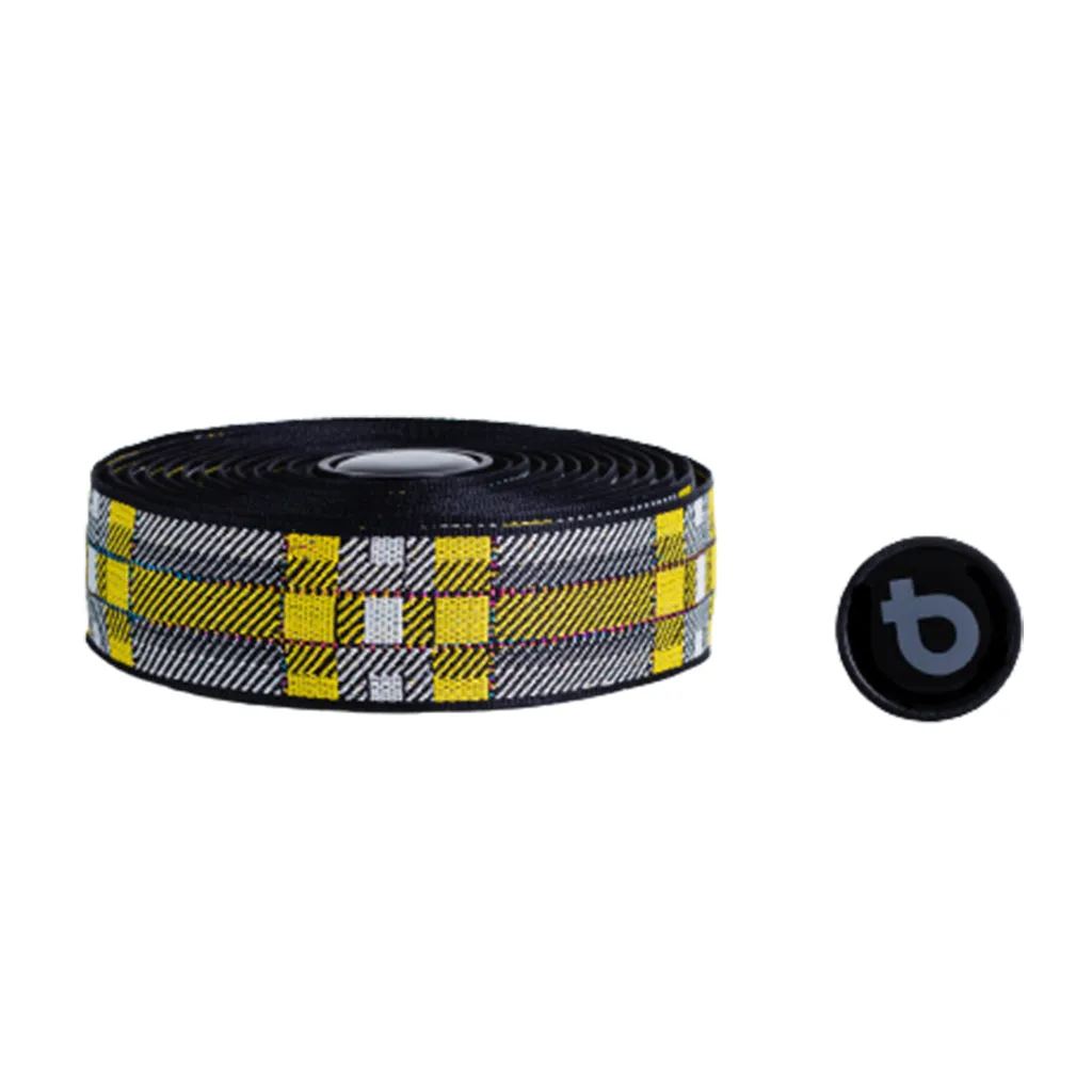 BTP Woven Bartape - Tartan Yellow