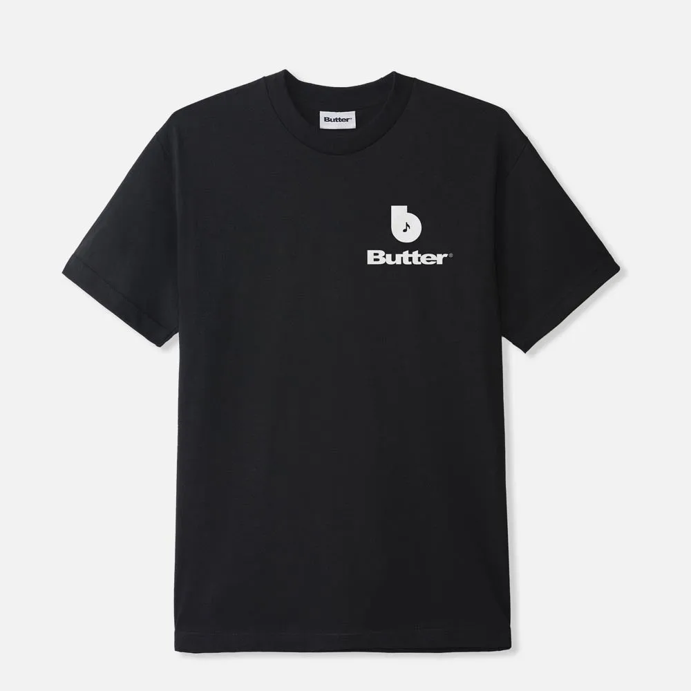 Butter Goods - Blue Note Finest Logo T-Shirt - Black