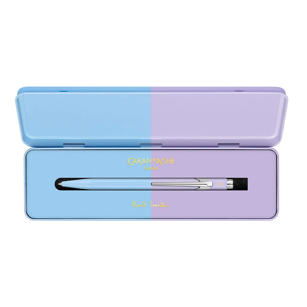 Caran d'Ache 849 Ballpoint Pen Paul Smith Limited Edition Sky Blue / Lavender