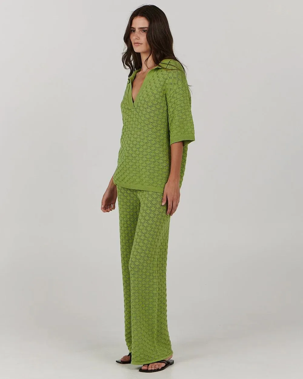 Charlie Holiday Skylar Pant - Lime