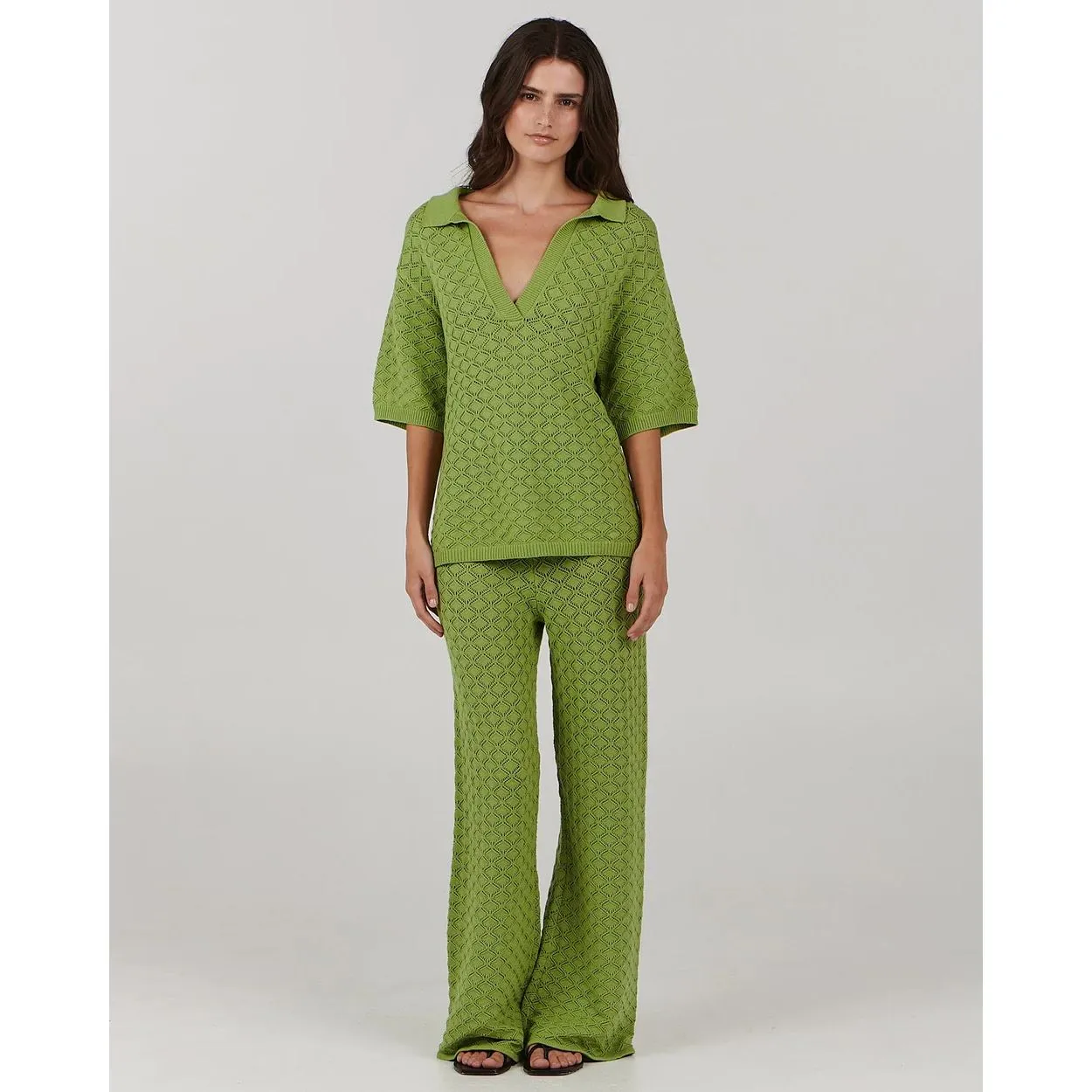 Charlie Holiday Skylar Pant - Lime