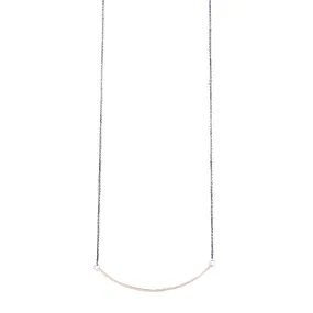 Curved Slinky Bar Necklace by Carla Caruso