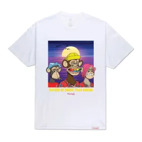 Diamond Supply Co Men 3 Some Ape Tee White