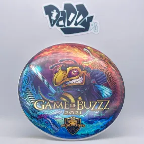 Discraft Buzzz Full Foil Game of Buzzz 2021 Ledgestone Stamped Midrange