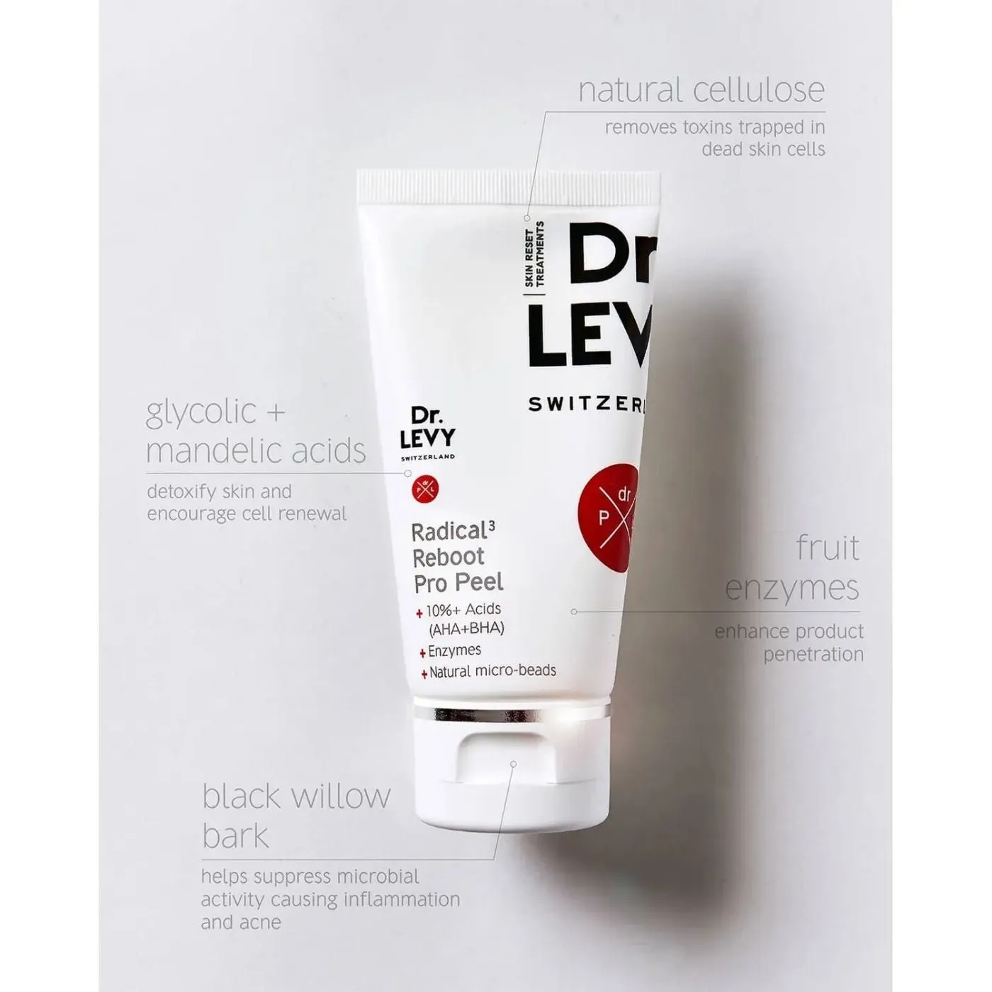 Dr LEVY Switzerland | Radical3 Reboot Pro Peel 50ml