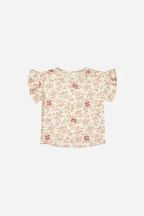 Flutter Tee | Pink Floral