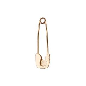 Gillian Conroy 14k Yellow Gold Single Safety Pin Earring