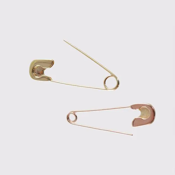 Gillian Conroy 14k Yellow Gold Single Safety Pin Earring