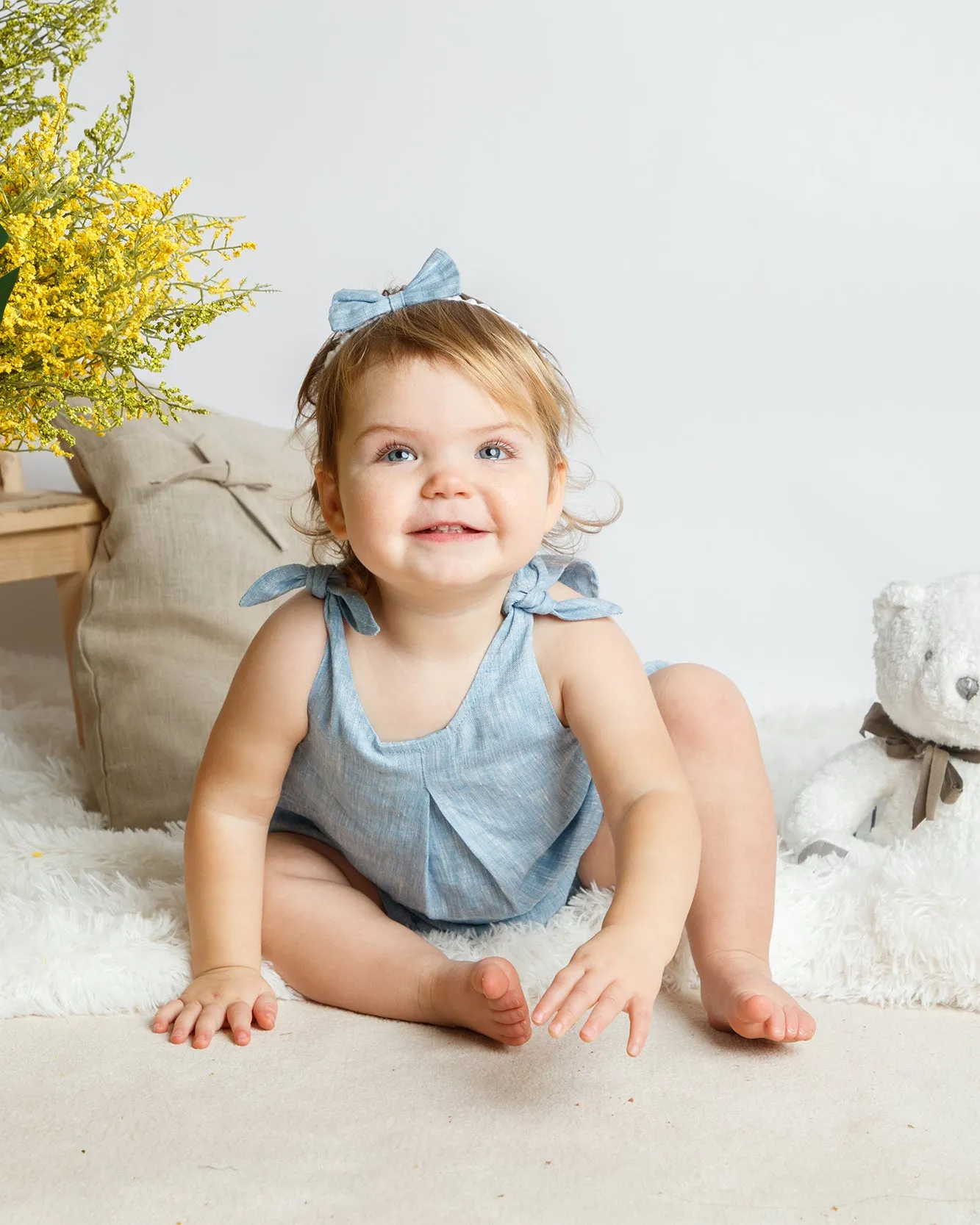 Linen Dress Romper