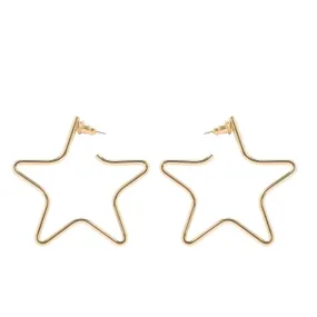 Medium Full Star Earrings