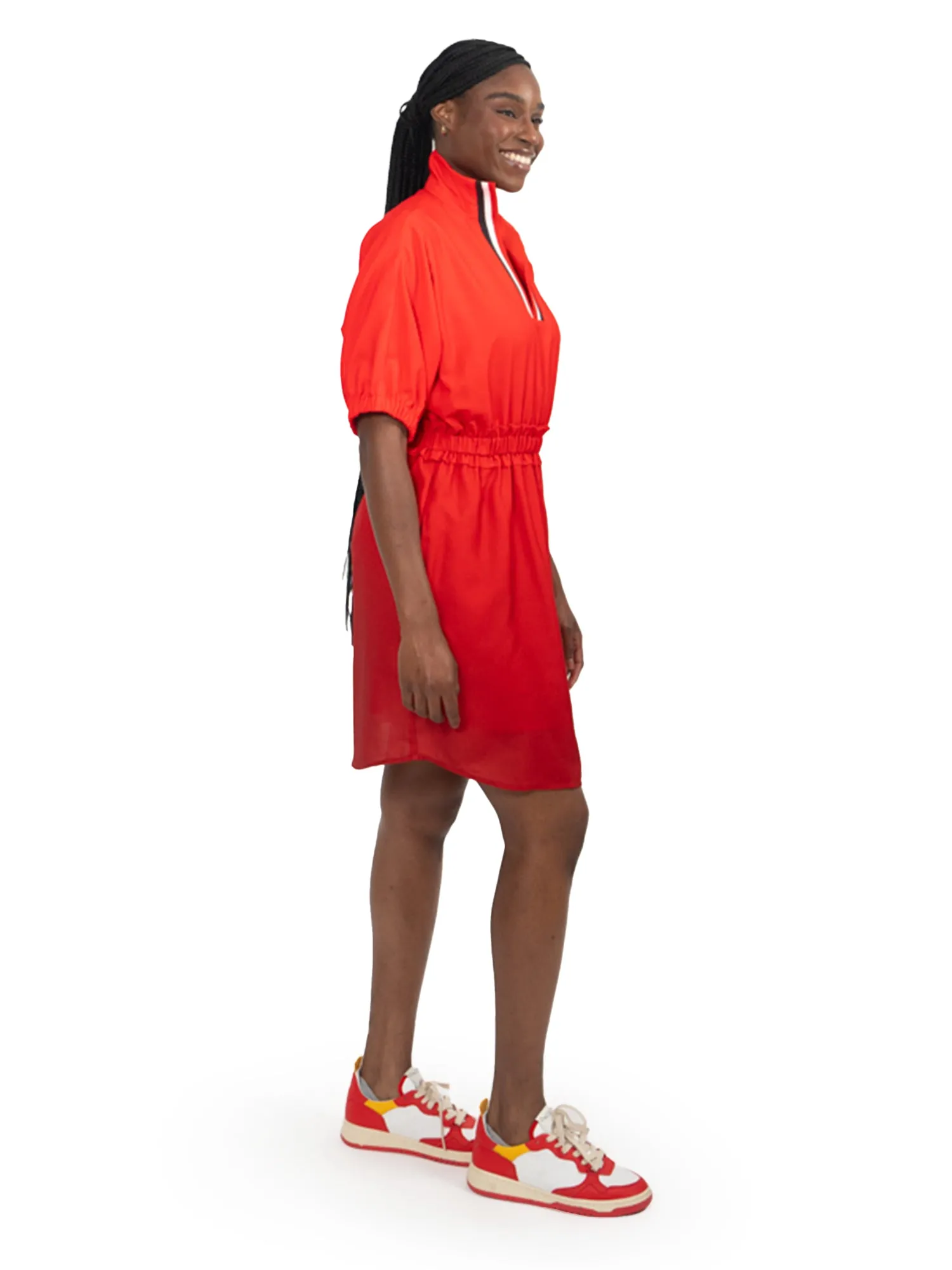 Palmer Dress - Red Varsity Ombre