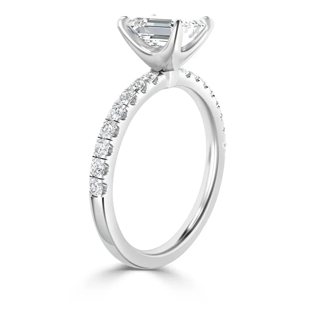 Phoebe - 18ct White Gold - Emerald