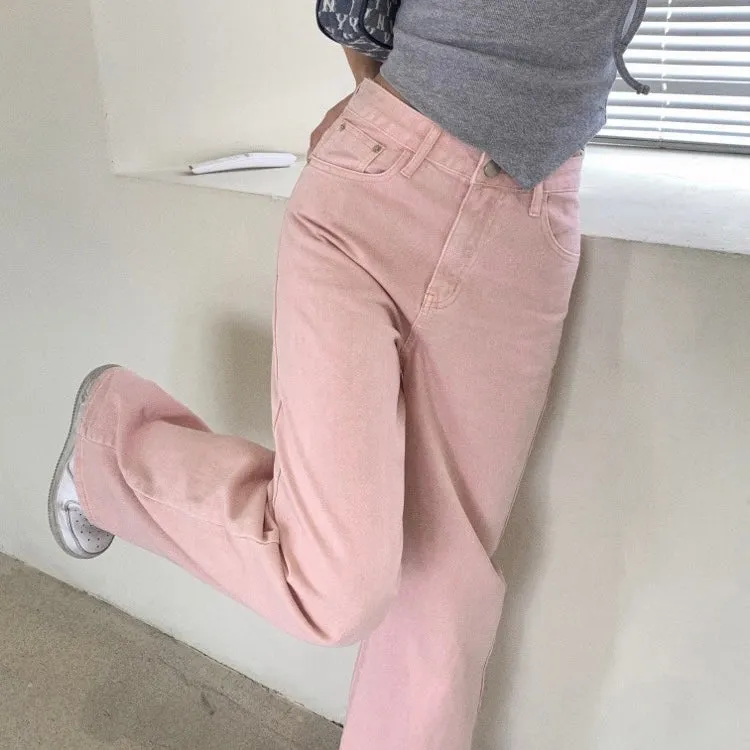 Pink Denim Pants