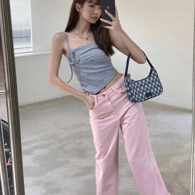 Pink Denim Pants