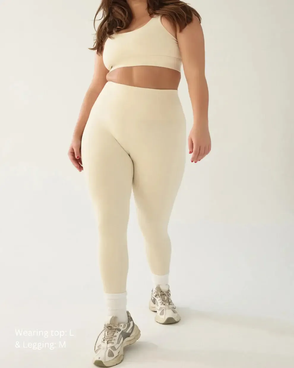 Sculpt high waisted legging - French vanilla