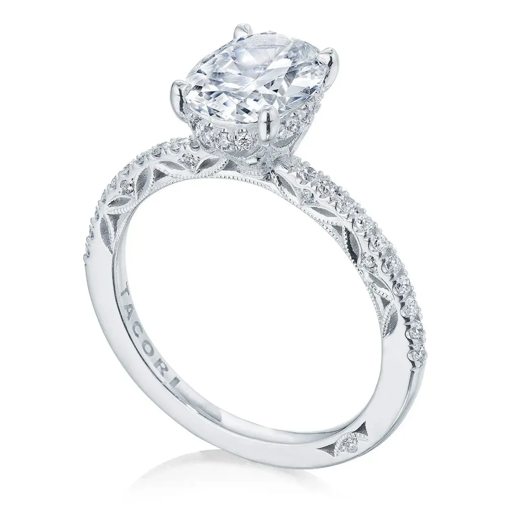 Tacori Dantela Oval Solitaire Engagement Ring