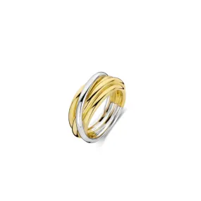 Ti Sento Two-Tone Intertwined Band