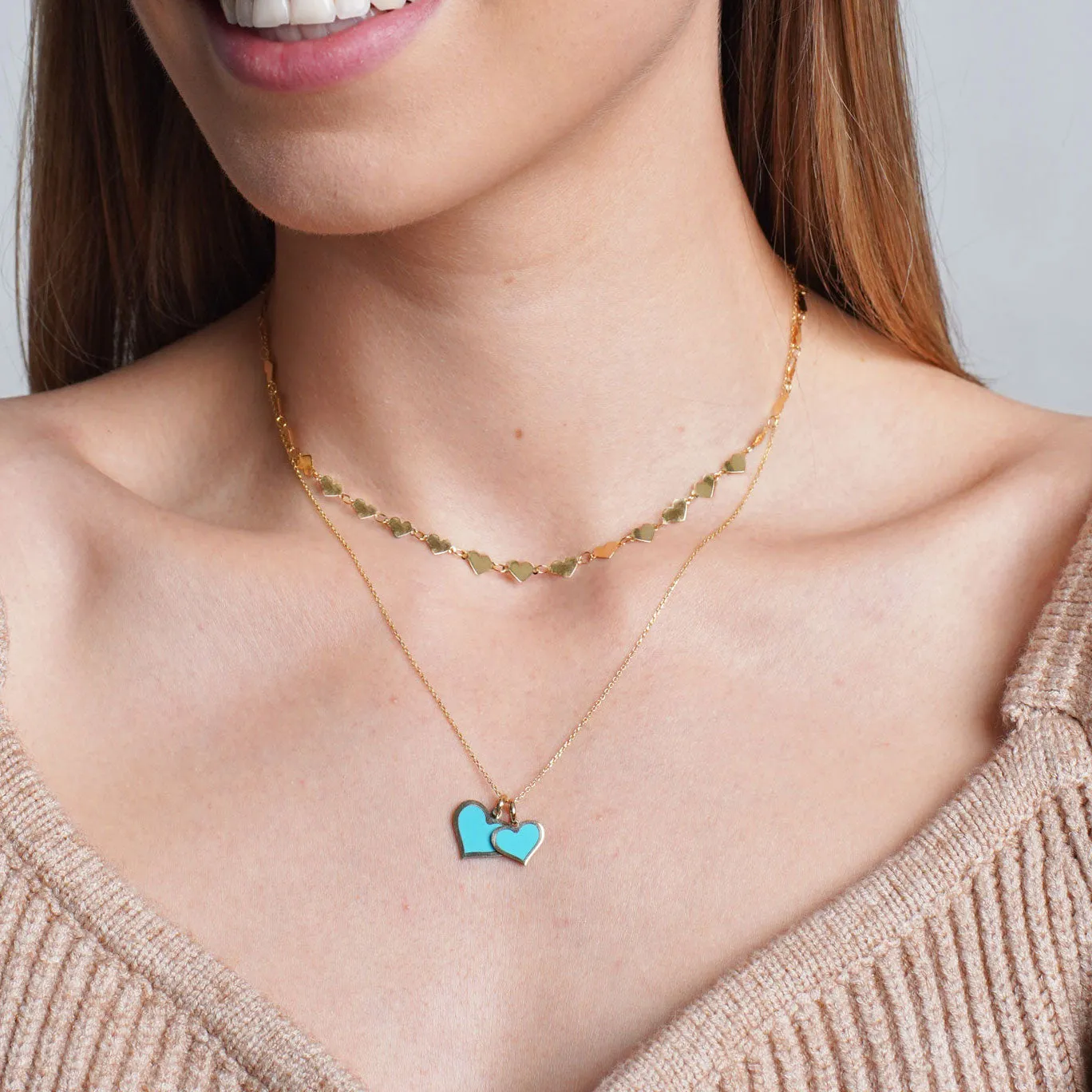 Turquoise Heart Charm